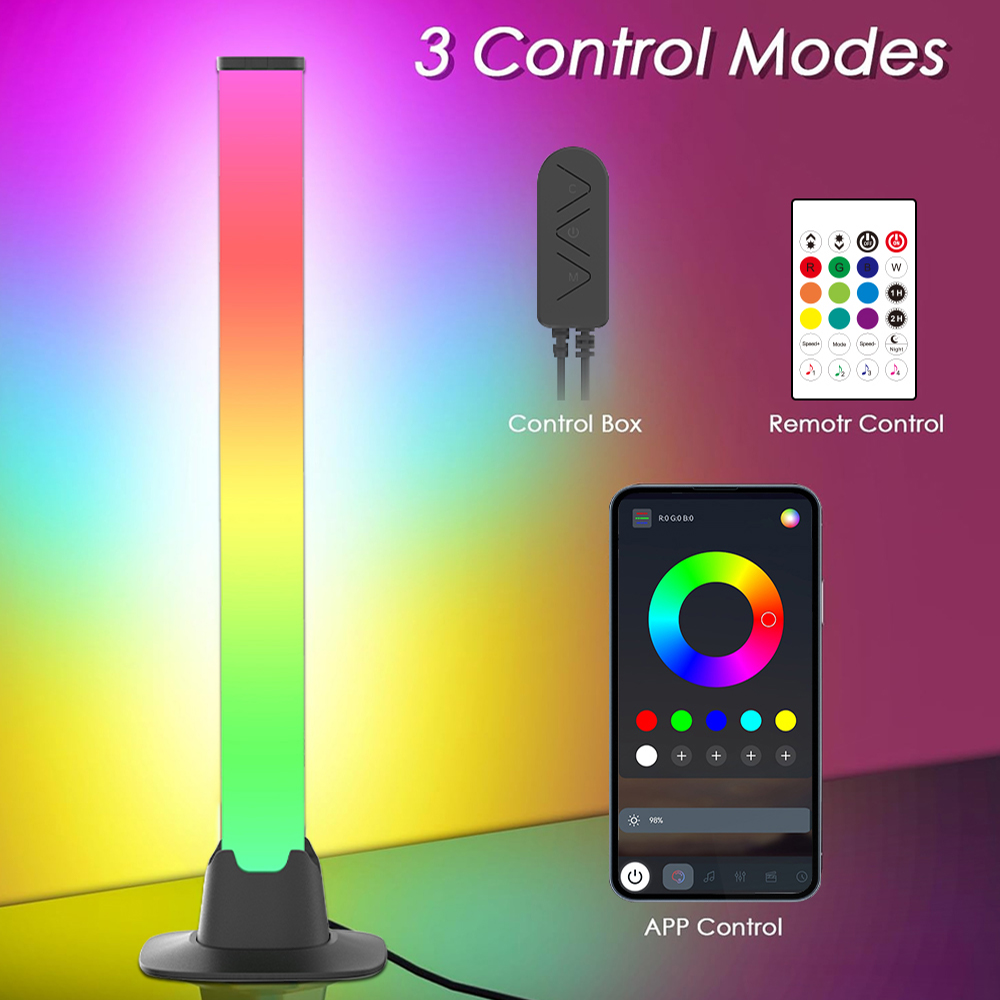 RGB LED-Lichtleiste mit Blueto – Desk Setup With Tv Bewertung und Preis