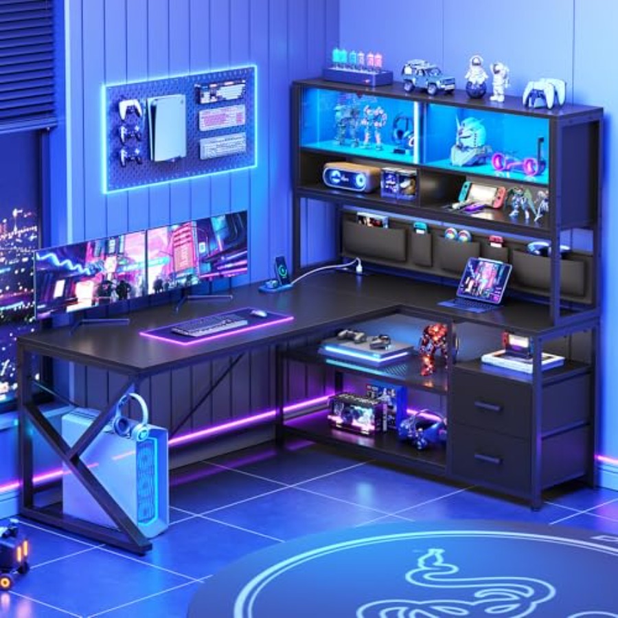 L-förmiger Gaming-Schreibtisch – Desk Setup L Shaped Bewertung und Preis